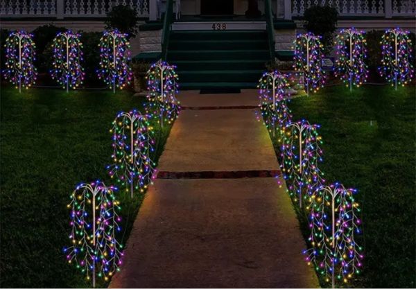 Outdoor Solar Artificial Plant LED String Light