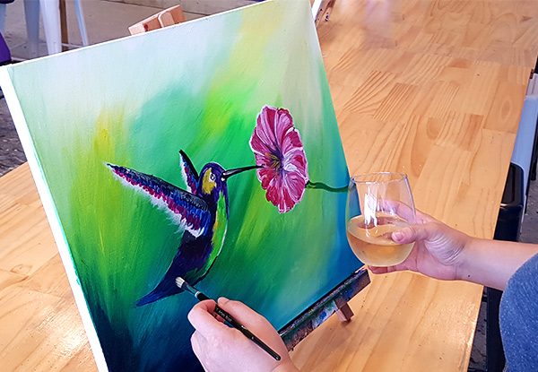 Two-Hour Social Painting Class for One Person incl. Drink - Options for up to Ten People