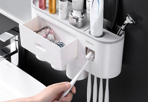Automatic Toothpaste Dispenser with Cup
