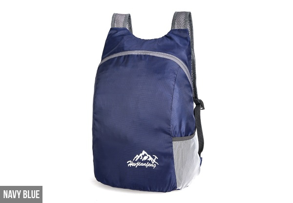 15L Lightweight Folding Backpack - Seven Colours Available