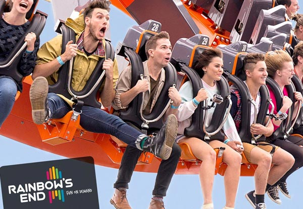Superpass to Rainbow's End - Unlimited Entry to all Rides incl. incl. New City Strike Laser Tag - Option for a Family Pass for Four People - Valid from 25th July