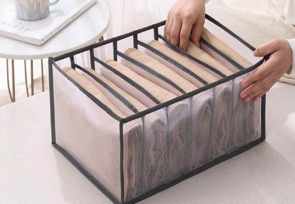 Four-Pack Washable & Foldable Clothes Organiser