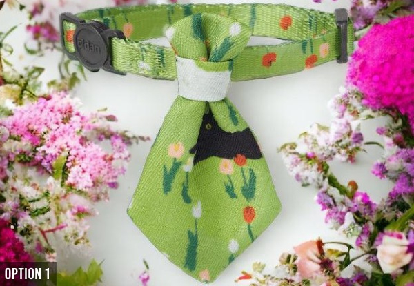 Pidan Adjustable Cat Necktie Collar - Four Options Available - Elsewhere Pricing $15.90