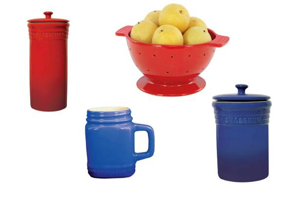 Chasseur Stoneware Kitchenware Range - Four Options & Two Colours Available