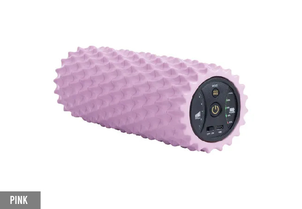 Five-Speed Vibrating Massage Foam Roller - Two Colours Available