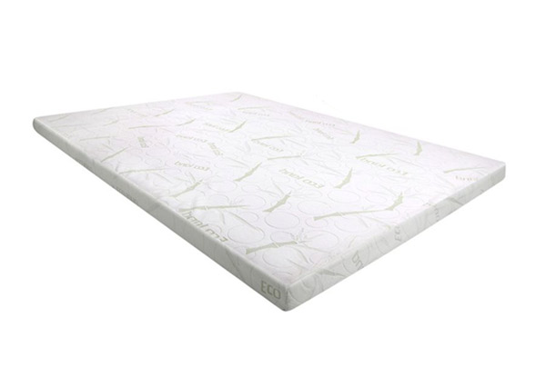 Memory Foam Topper with Bamboo Covering