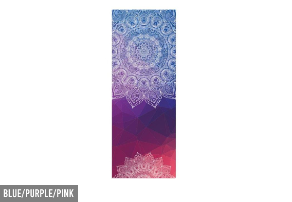 Non-Slip Portable Travel Yoga/Pilates Blanket - Available in Four Colours