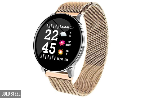 Waterproof Fitness Tracker Smart Watch - Two Styles & Five Colours Available