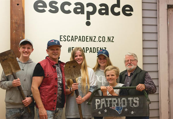 Entry for Four People to The Live Kiwi Escape Game - Option for Six People