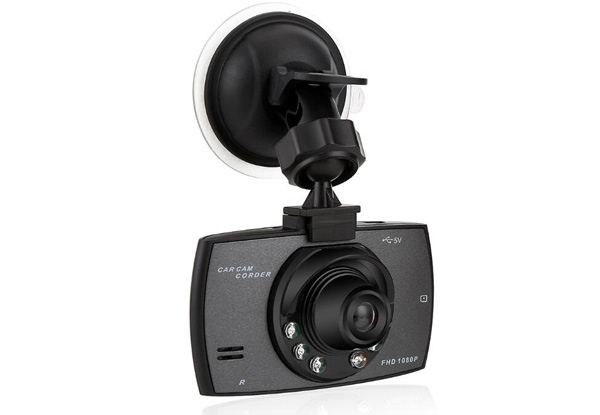 HD Front/Rear Dash Cam with Collision G-Sensor