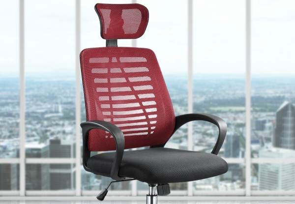 Mesh Back Executive Office Chair with Breathable Cushion & Armchairs - Two Colours Available