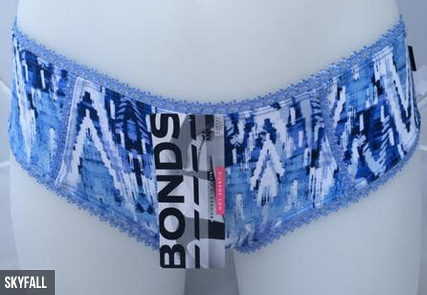 Two-Pack of Women's Bonds Hot Shortie Undies -  Five Sizes & Four Designs Available