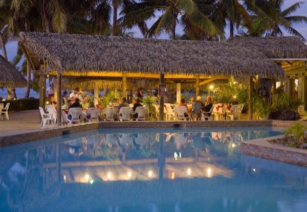 Per-Person, Twin-Share Rarotongan Romantic Escape in a Gardenview Room incl. Return Airport Transfers, Daily Tropical Breakfast, WiFi & Resort Credit - Option for Beachfront Room
