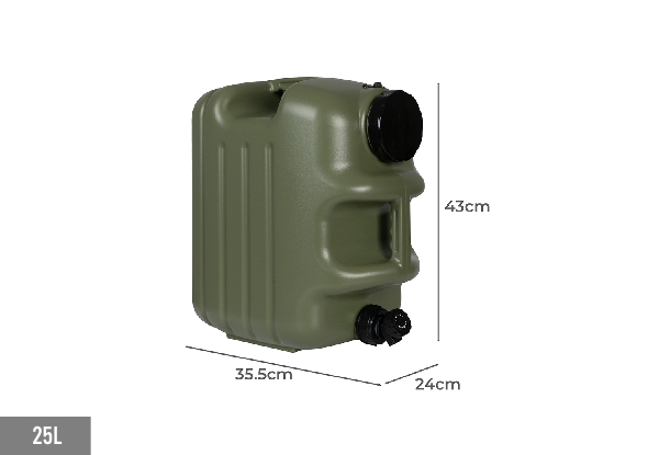 Mountview Outdoor Jerry Can Container - Three Sizes Available