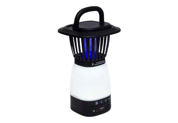 Solar Mosquito Lamp Killer LED USB Charger 5V
