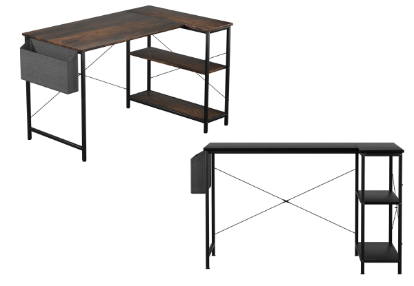 Levede L-Shaped Computer Desk Table - Available in Two Colours & Two Sizes