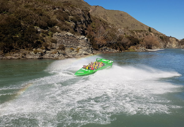 Jet Waiau Gorge One Adult Amuri Jet Ride - Option for a Child Pass