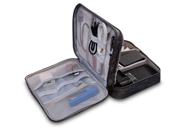 Three-Layer Travel Cable Organiser