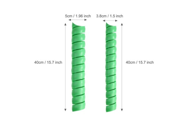 Four-Piece Spiral Tree Trunk Protectors - Two Colours Available