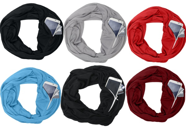 Pocket Scarf - Six Colours Available