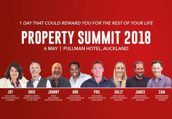 Two Tickets to 'Property Summit 2018' Property Investment Mega Event on the 6th May incl. a Bonus Gift