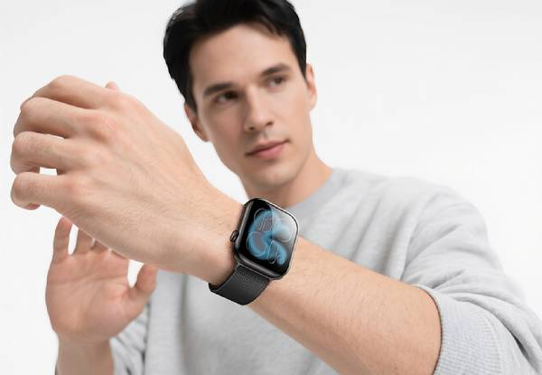 Nexus Pulse IPX6 Water-Resistant Smartwatch iOS Android Black