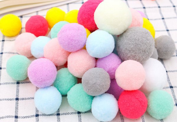 Pet Elastic Plush Ball - Option for Two or Four-Pack