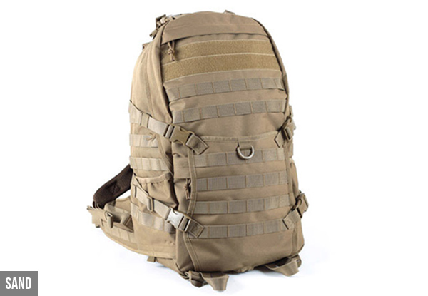 Water Resistant Tactical Hiking Backpack - Three Colours Available