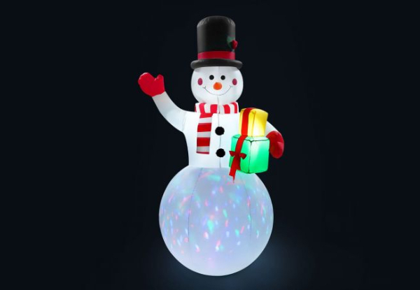 Solight 180cm LED Inflatable Snowman