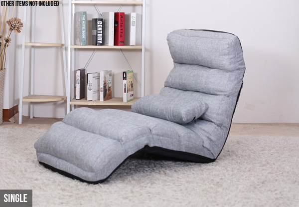 Portable Lounge Cushion Seat - Single or Double Sizes Available