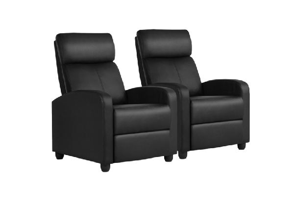 Pair of Adjustable Recliner Chairs - Available in Two Options