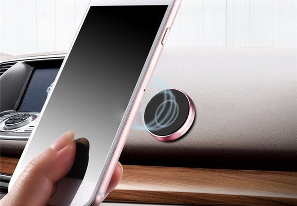 Round Magnetic Car Phone Holder - Three Colours Available & Option for Two