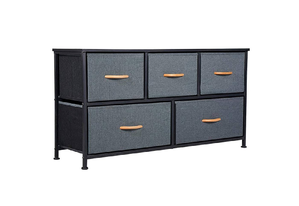 Four-Drawer Storage Chest Lowboy - Option for Five-Drawer