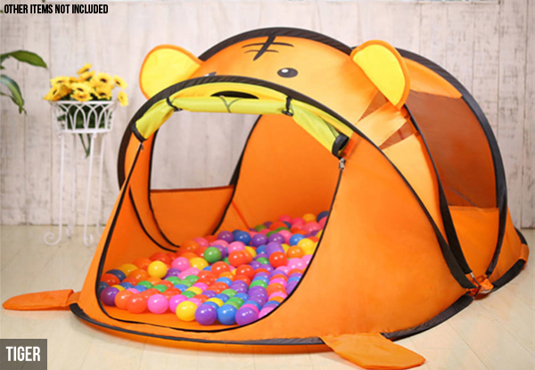 Portable Kids Animal Tent - Three Options Available