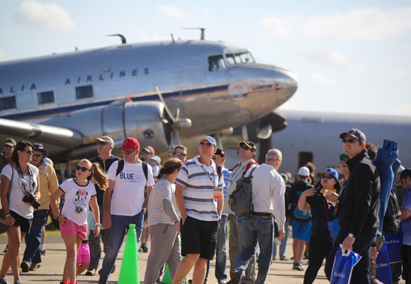 Per-Person, Twin-Share Australian Airshow Package incl. Return Flights to Melbourne, Accommodation, Grandstand Seats & VIP Gold Pass with Perks