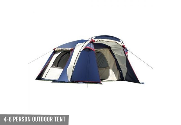 Large 6-8 Person Family Camping Tent - Option for 4-6 Person Tent