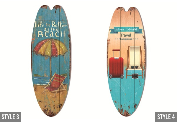 Beach Ocean Surfboard Miniboard Decor - 10 Styles Available