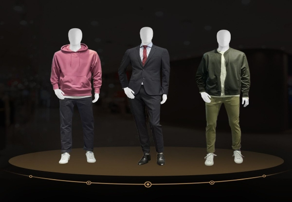 185cm Male Mannequin - Two Options Available