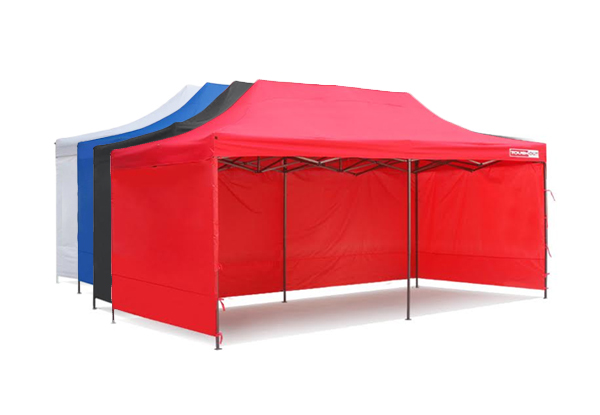 3 x 6m ToughOut Gazebo with Three Side Walls – Four Colours Available