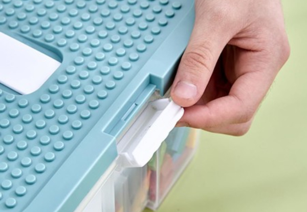 Stackable Plastic Lego Toy Storage Organiser - Two Colours Available