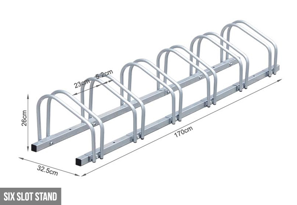 Four Slot Bike Rack - Options for Five Slot Rack or Six Slot Rack Available