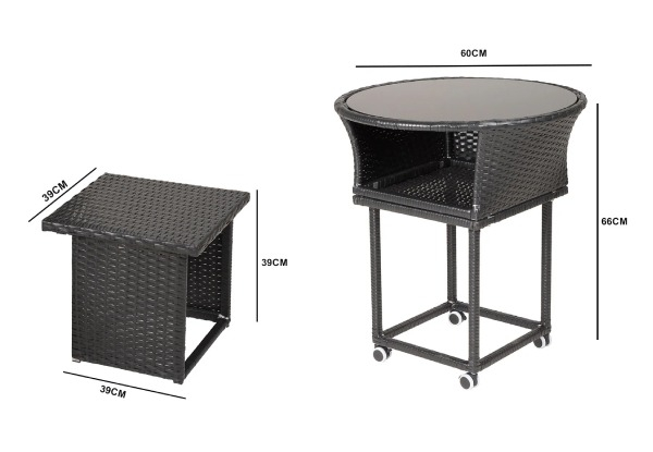 Five-Piece Enkel Outdoor Bistro Set