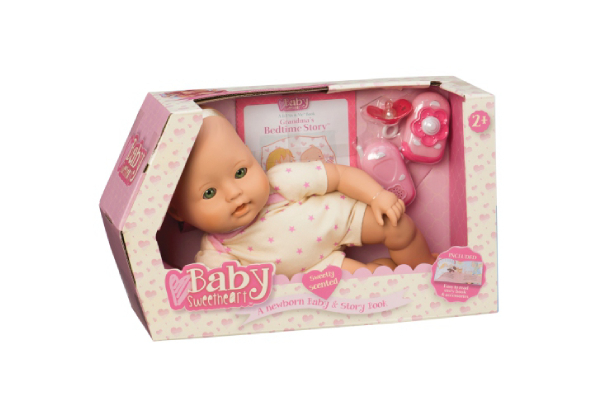 Baby Sweetheart Doll with Book & Accessories