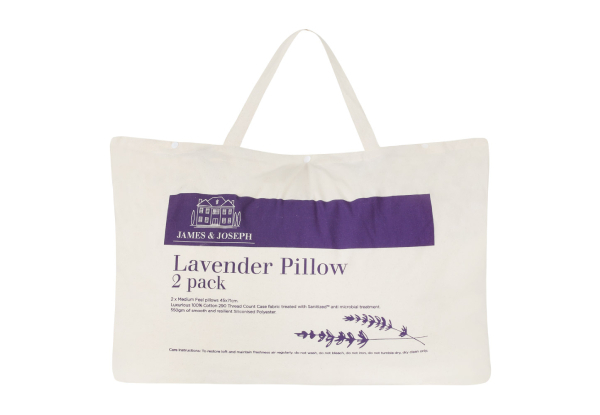 Two-Pack of Lavender Scented Pillows