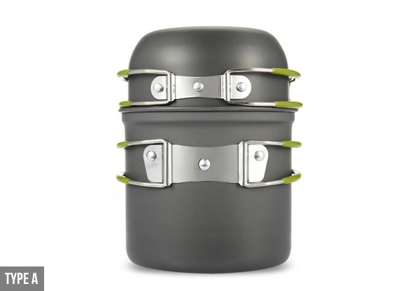 Portable Camping Cookware - Two Styles Available