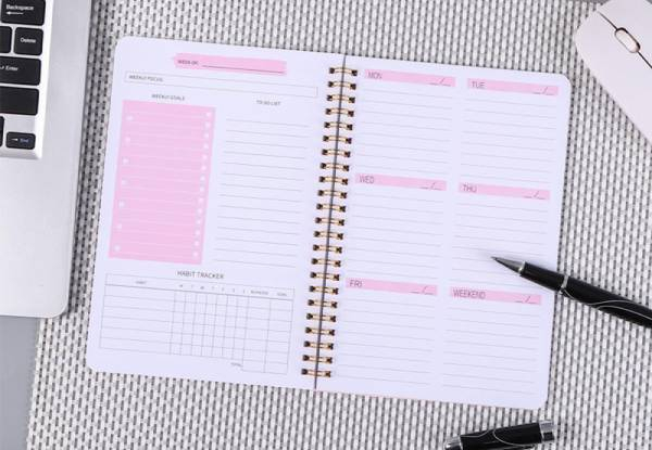 To-Do List Weekly Planner Notebook - Two Colours Available