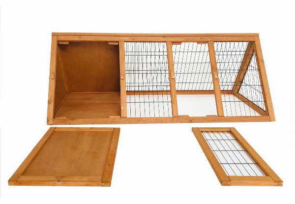 Enclosed Rabbit Hutch