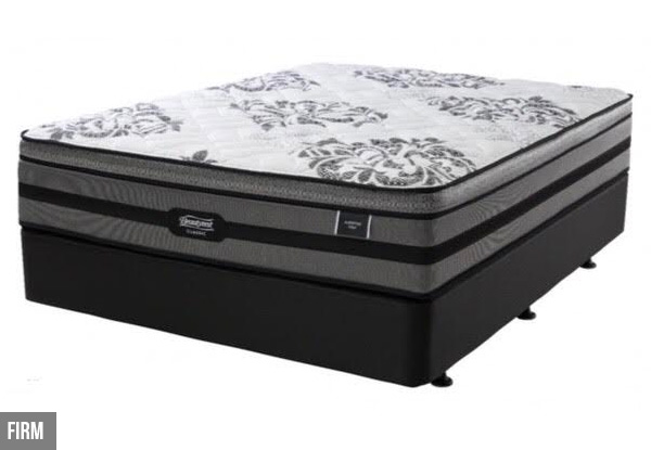 BeautyRest Albertine Firm or Extra Firm Mattress & Base - Seven Sizes Available