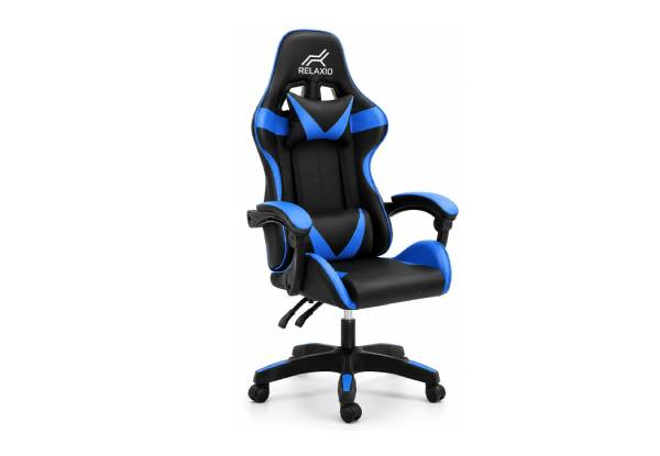 Adjustable Gaming Chair with Lumbar Support & Headrest - Available in Five Colours