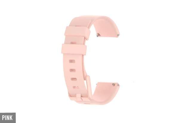 Silicone Replacement Band  Compatible with Fitbit Versa - Eight Colours & Two Sizes Available & Option for Two-Pack